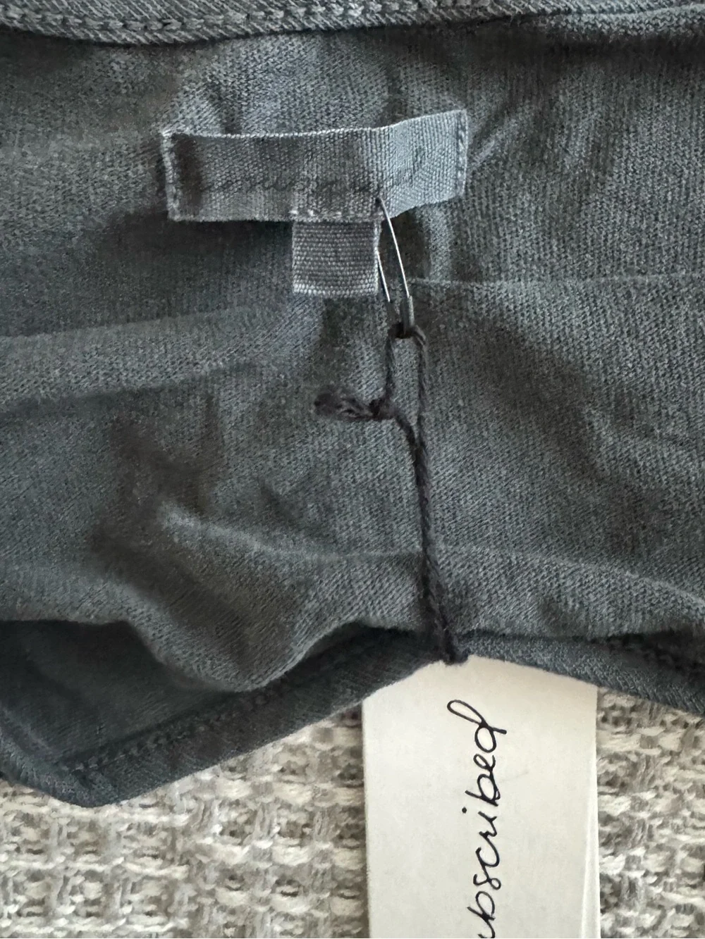 Unsubscribed Cami- Faded Black - Picture 3 of 4